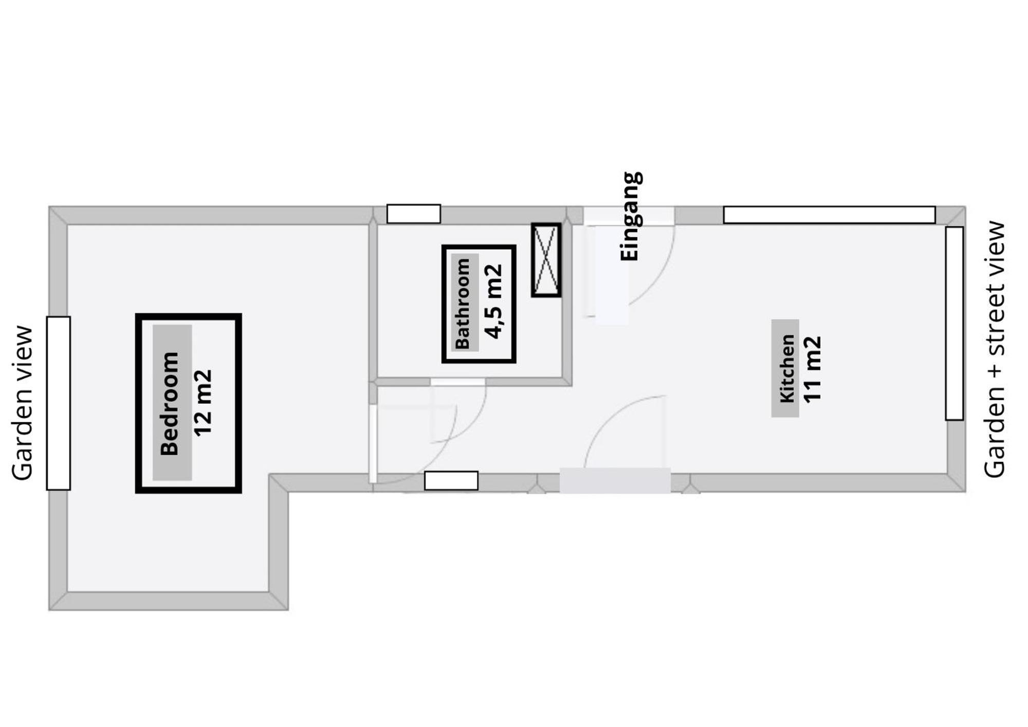 Mini-Apartment Ruhig Und Verkehrsguenstig In Berlin Luaran gambar